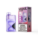 VOZOL NEON Einweg-E-Zigarette mit 60.000 Zügen, Himbeer-Wassermelonen-Geschmack – 100vaping