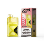 VOZOL NEON Einweg-E-Zigarette mit 60.000 Zügen, Erdbeer-Bananen-Geschmack – 100vaping