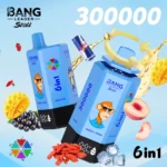 Bang Leader Stoll 300K Puffs 6-in-1 Disposable Vape Rechargeable – Cola Ice & Energy Drink