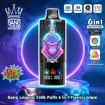 Bang Legend 150K Puffs 6-in-1 Flavors Disposable Vape – product view