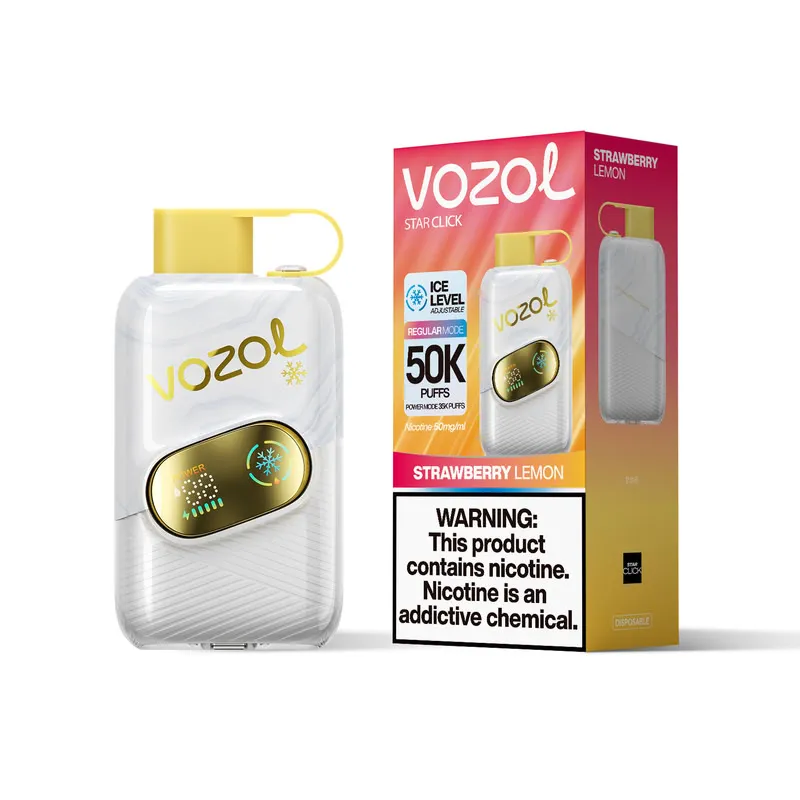 VOZOL STAR CLICK 50000 Disposable Vape Strawberry Lemon