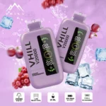 VHILL Einweg-E-Zigarette „Grape Ice“ mit 20.000 Zügen