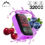 VHILL 32.000 Züge – Einweg-E-Zigarette mit Vollbild-Display und „Mixed Berries“-Geschmack